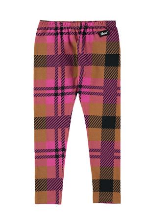 Leggings in tartan SHOE | LILY04-MFUCSIA NERO